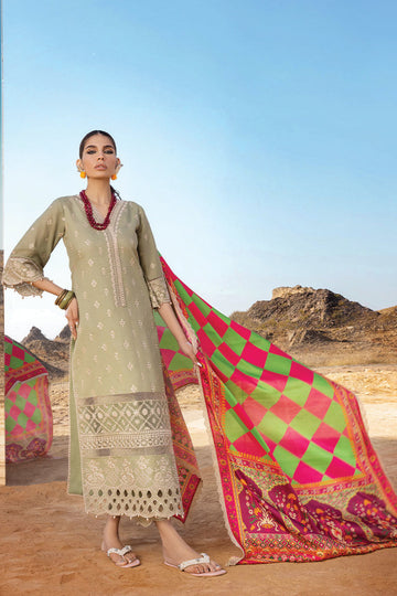 Zainab Chottani - Luxury Chikankari '23 Lawn Collection - LAAL’EN 10B - TC-338 - House Of Hania