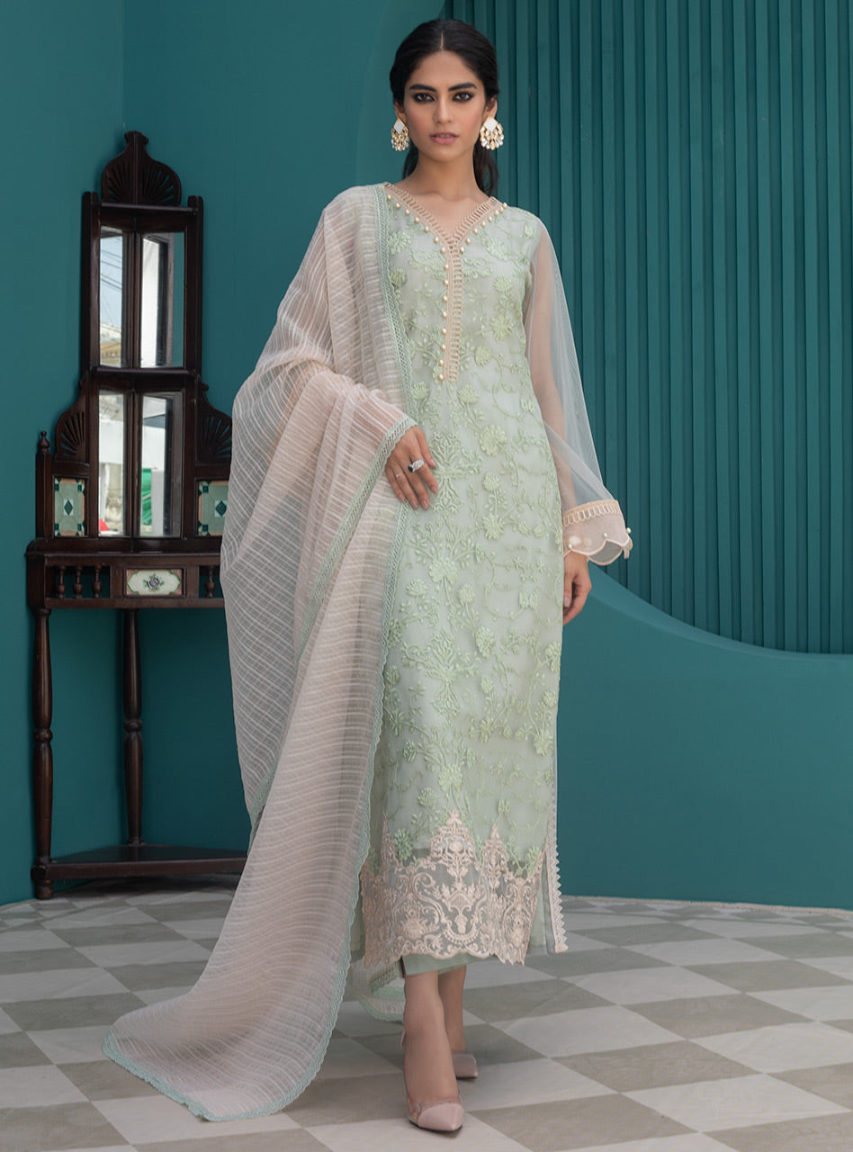 Zainab Chottani | Luxury Pret | MOROCCAN MINT - House Of Hania