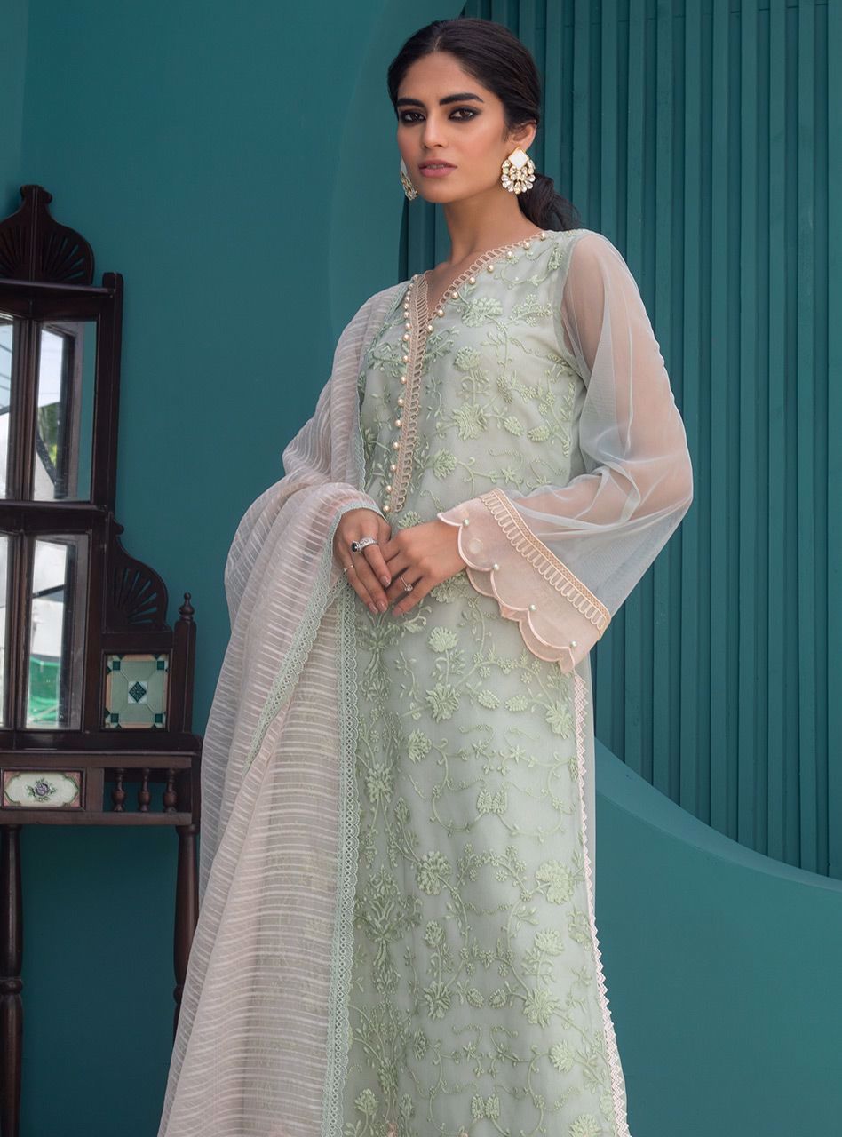 Zainab Chottani | Luxury Pret | MOROCCAN MINT - House Of Hania