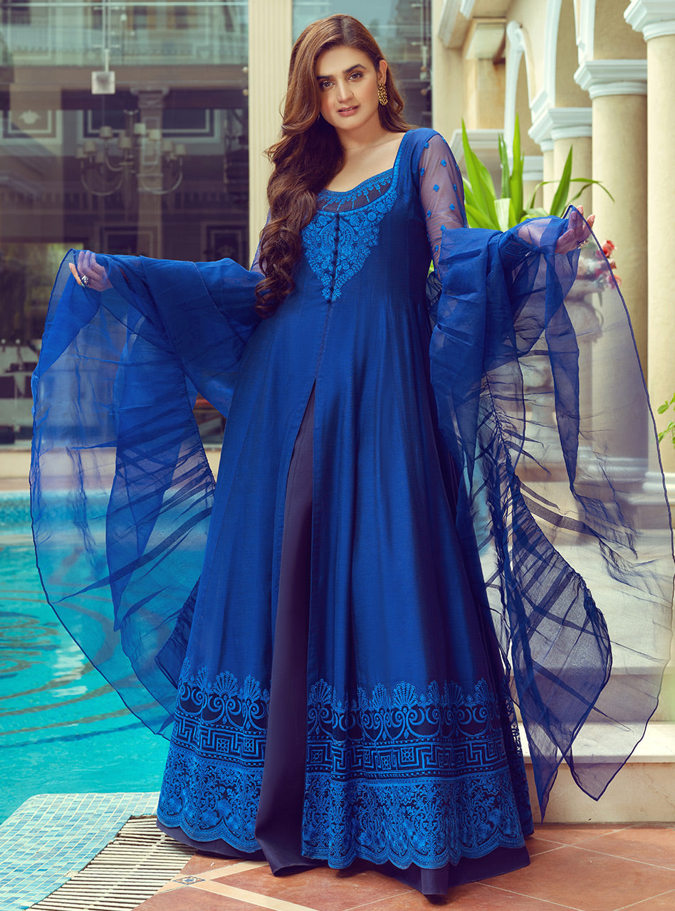 Zainab Chottani | Luxury Pret | ROYALLY AZZURE - House Of Hania