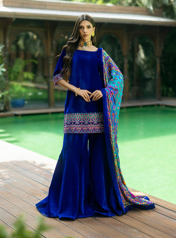 Zainab Chottani | Makhmal Luxe Pret | Marjan - House Of Hania