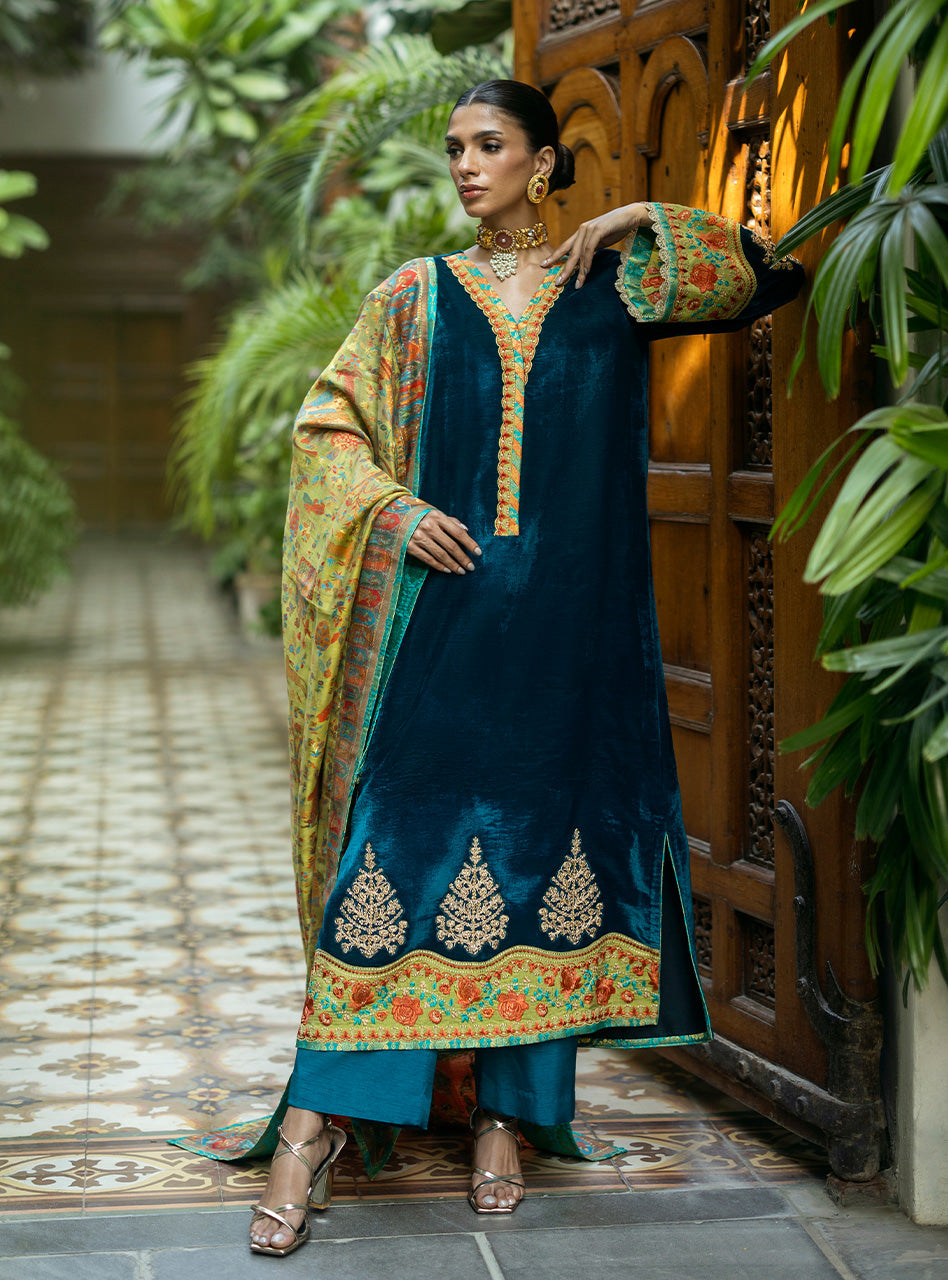 Zainab Chottani | Makhmal Luxe Pret | Soltani - House Of Hania