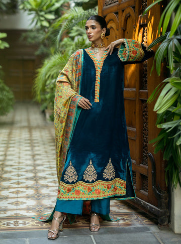 Zainab Chottani | Makhmal Luxe Pret | Soltani - House Of Hania