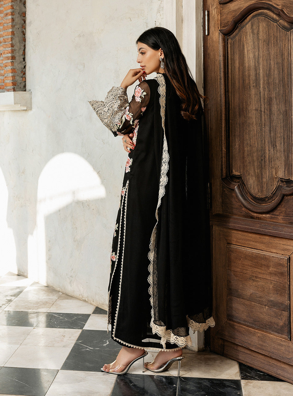 Zainab Chottani | Ramadan Edit 25 | Black Rose Waltz - House Of Hania