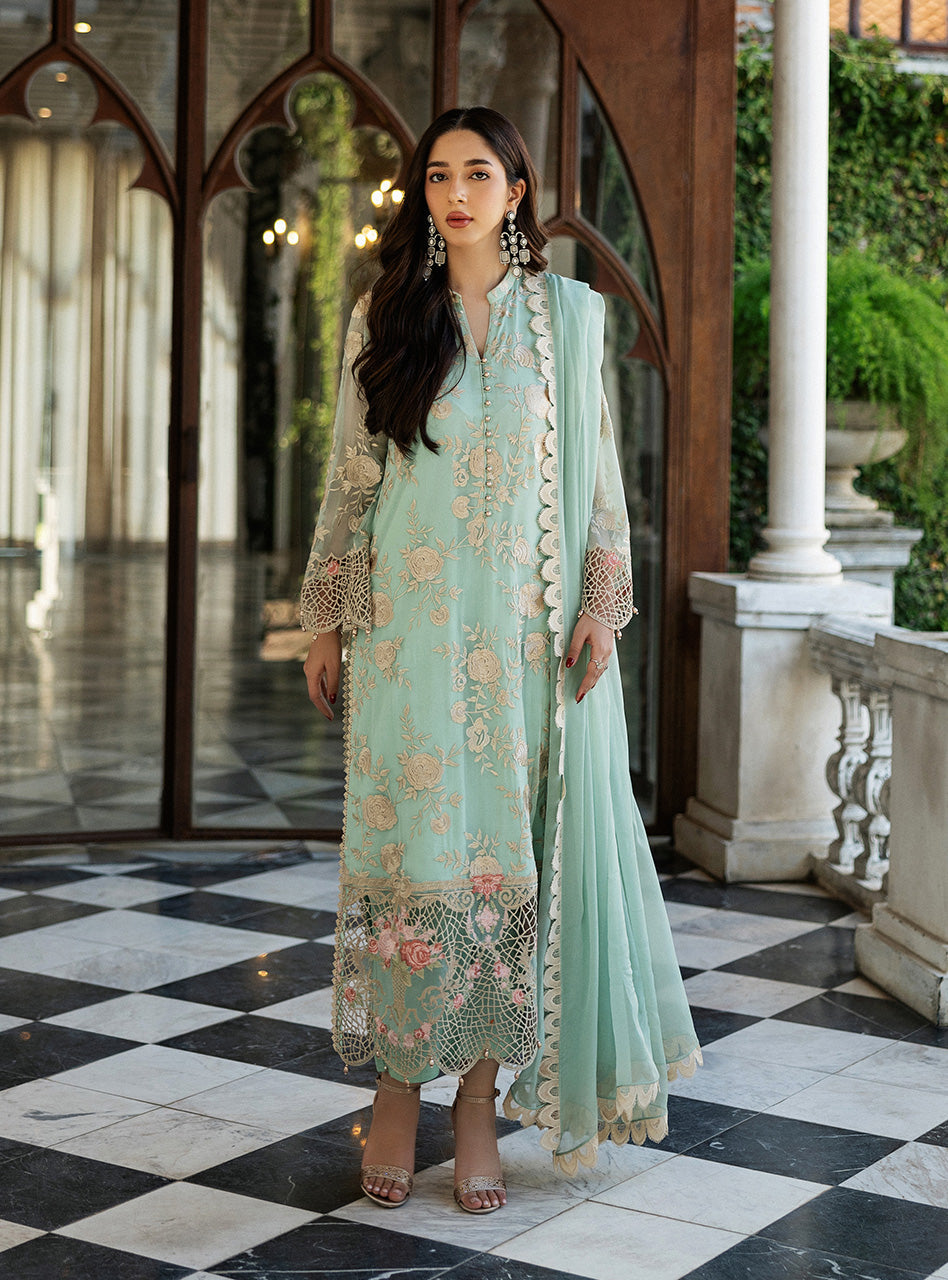 Zainab Chottani | Ramadan Edit 25 | Seafoam Serenity - House Of Hania