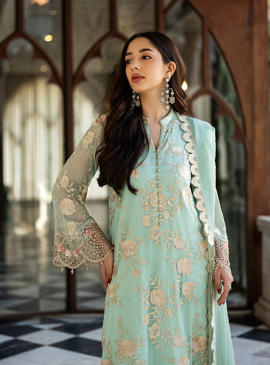 Zainab Chottani | Ramadan Edit 25 | Seafoam Serenity - House Of Hania