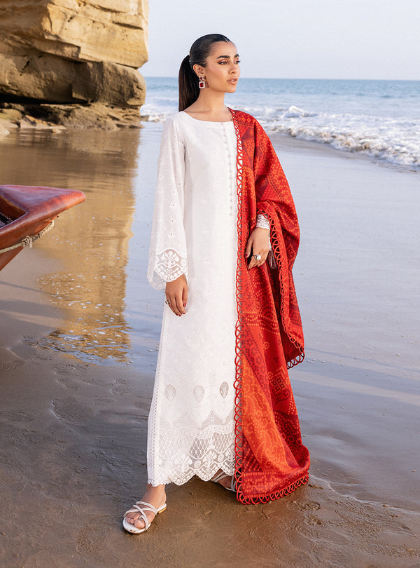 Zainab chottani | Luxury Chikankari 24 | CHUNARI - 3A - House Of Hania