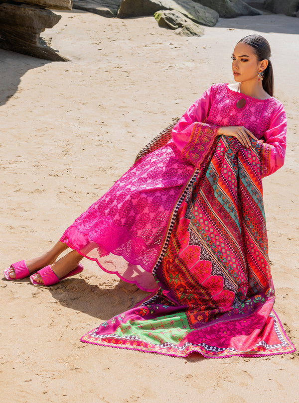 Zainab chottani | Luxury Chikankari 24 | LAALI - 6A - House Of Hania