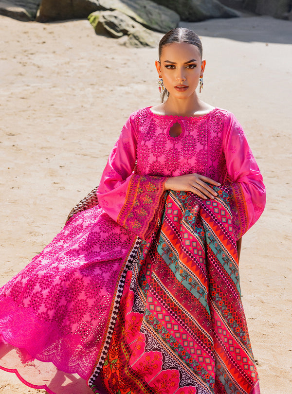 Zainab chottani | Luxury Chikankari 24 | LAALI - 6A - House Of Hania