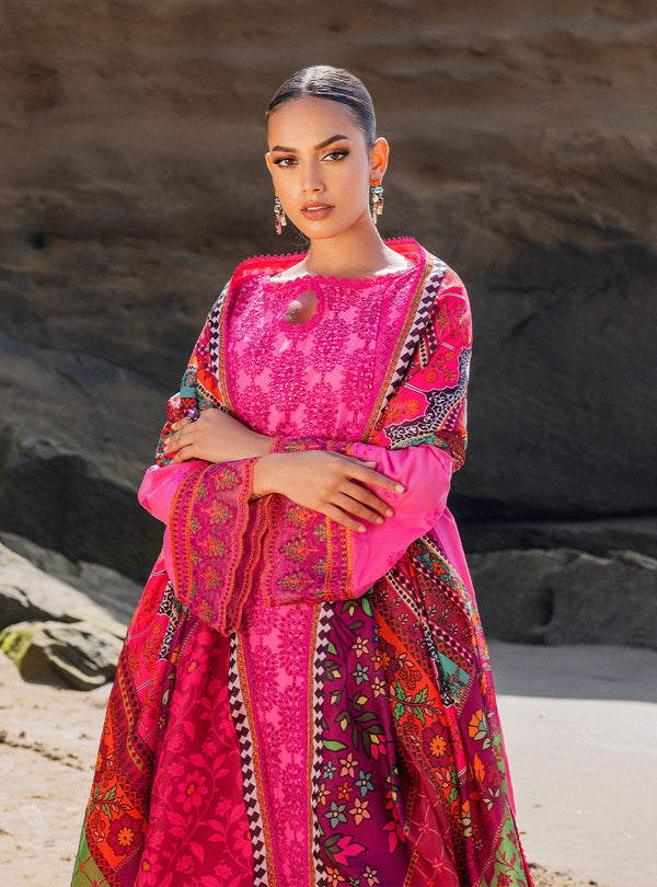 Zainab chottani | Luxury Chikankari 24 | LAALI - 6A - House Of Hania