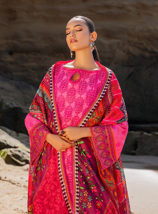 Zainab chottani | Luxury Chikankari 24 | LAALI - 6A - House Of Hania