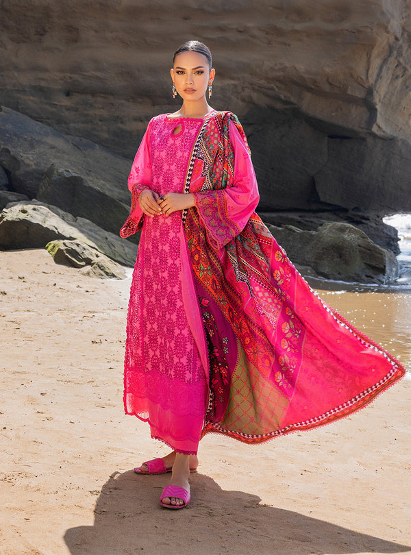 Zainab chottani | Luxury Chikankari 24 | LAALI - 6A - House Of Hania