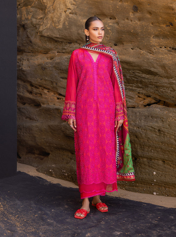 Zainab chottani | Luxury Chikankari 24 | LAALI - 6B - House Of Hania