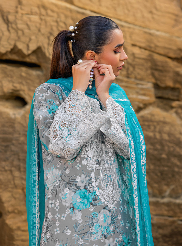 Zainab chottani | Luxury Chikankari 24 | LANA - 10B - House Of Hania