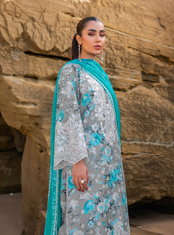 Zainab chottani | Luxury Chikankari 24 | LANA - 10B - House Of Hania