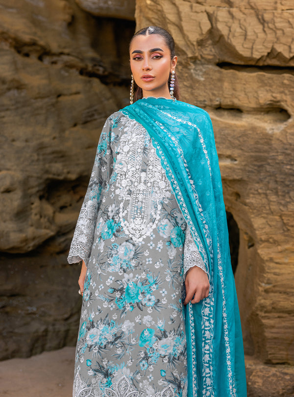 Zainab chottani | Luxury Chikankari 24 | LANA - 10B - House Of Hania