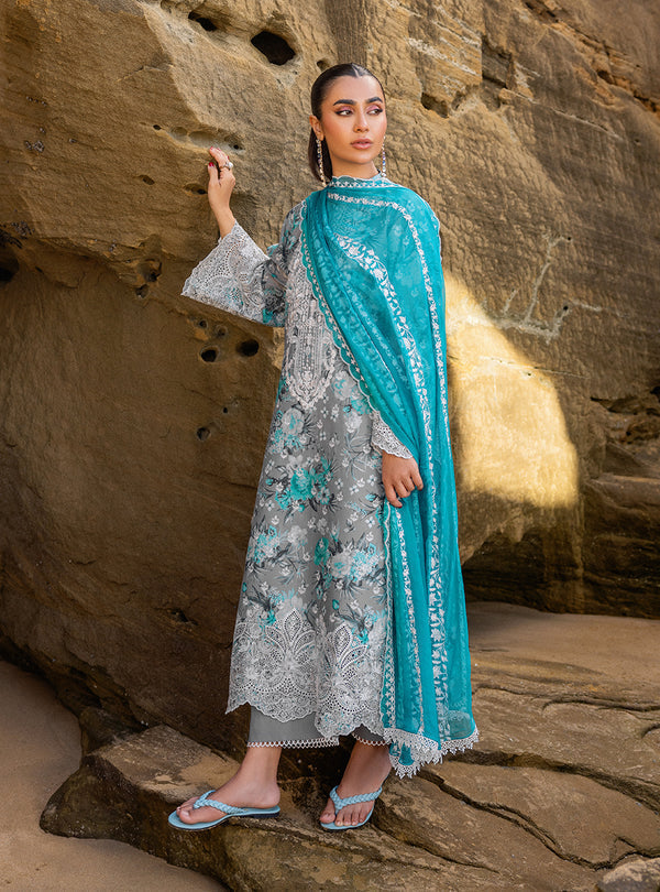 Zainab chottani | Luxury Chikankari 24 | LANA - 10B - House Of Hania