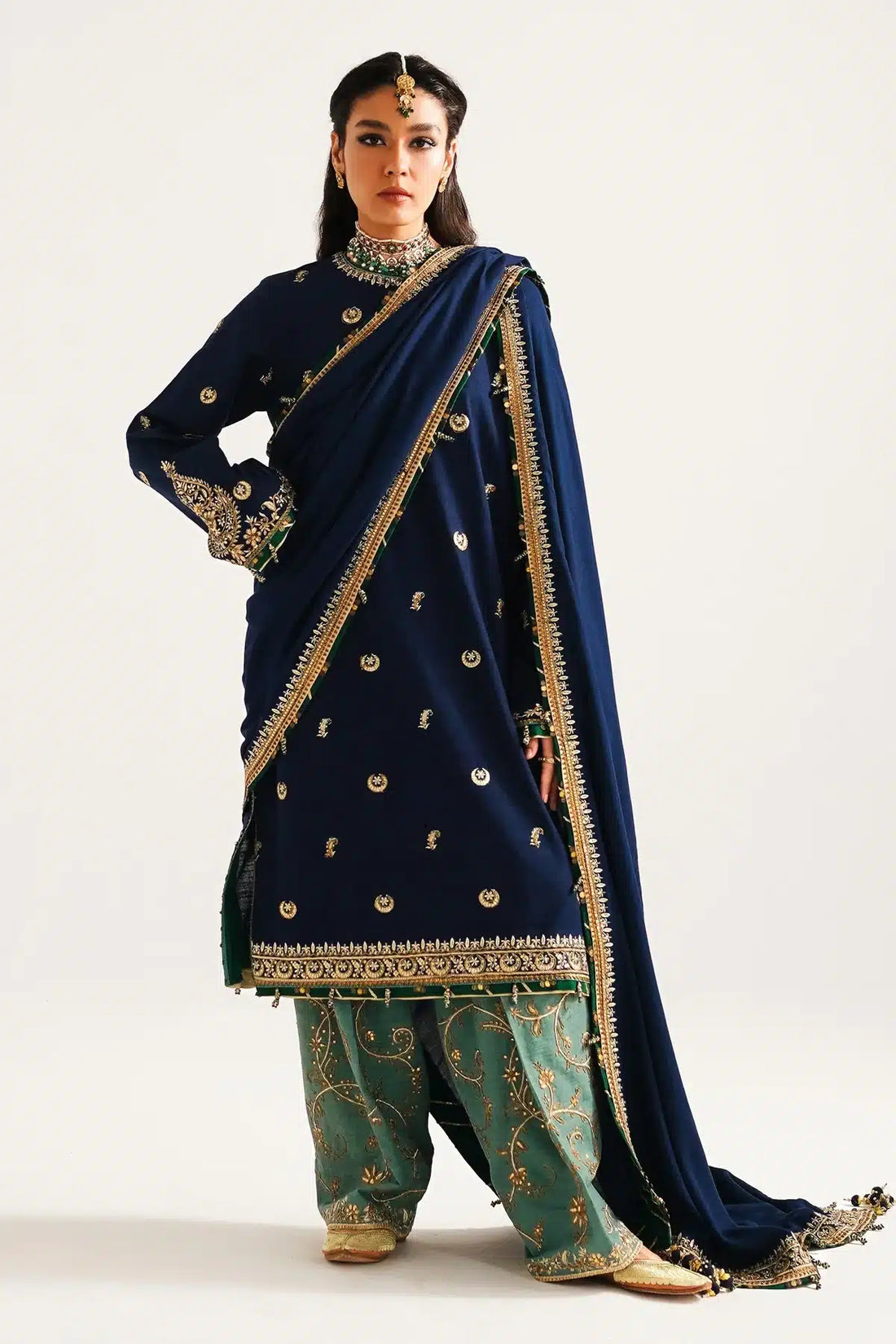 Zara ShahJahan | Winter Shawl 23 | WS23-D1 - House Of Hania