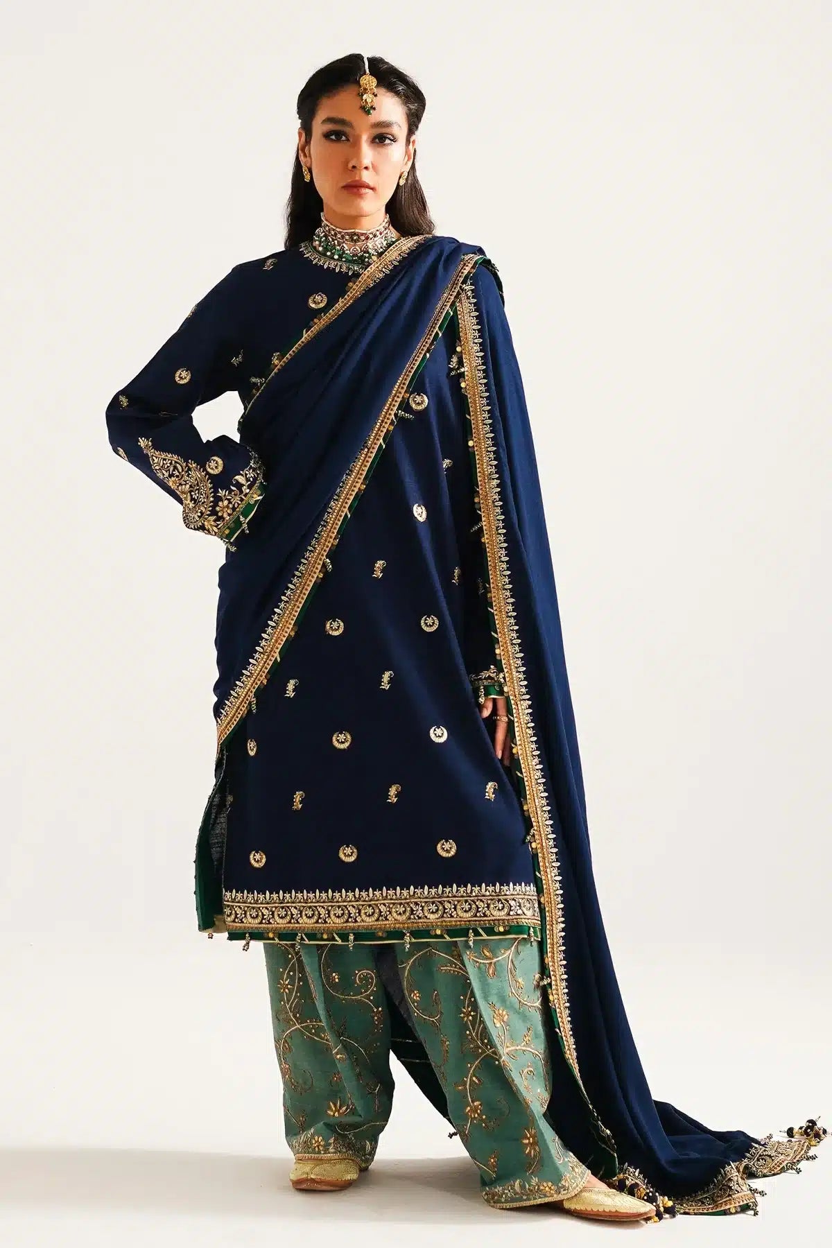 Zara ShahJahan | Winter Shawl 23 | WS23-D1 - House Of Hania