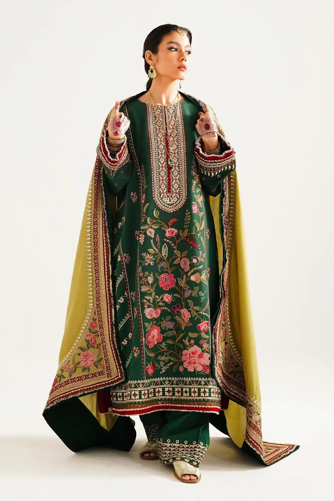 Zara ShahJahan | Winter Shawl 23 | WS23-D7 - House Of Hania