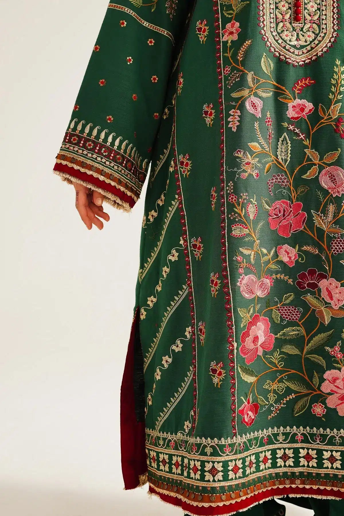 Zara ShahJahan | Winter Shawl 23 | WS23-D7 - House Of Hania