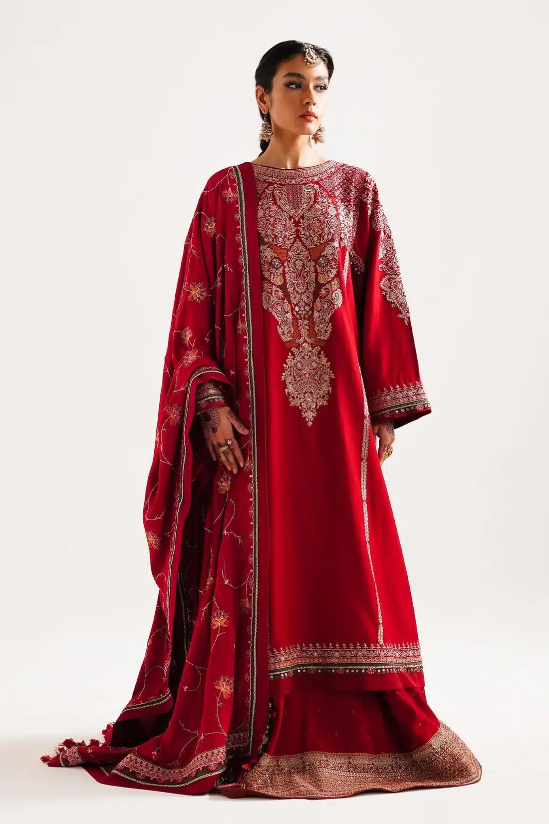 Zara ShahJahan | Winter Shawl 23 | WS23-D8 - House Of Hania