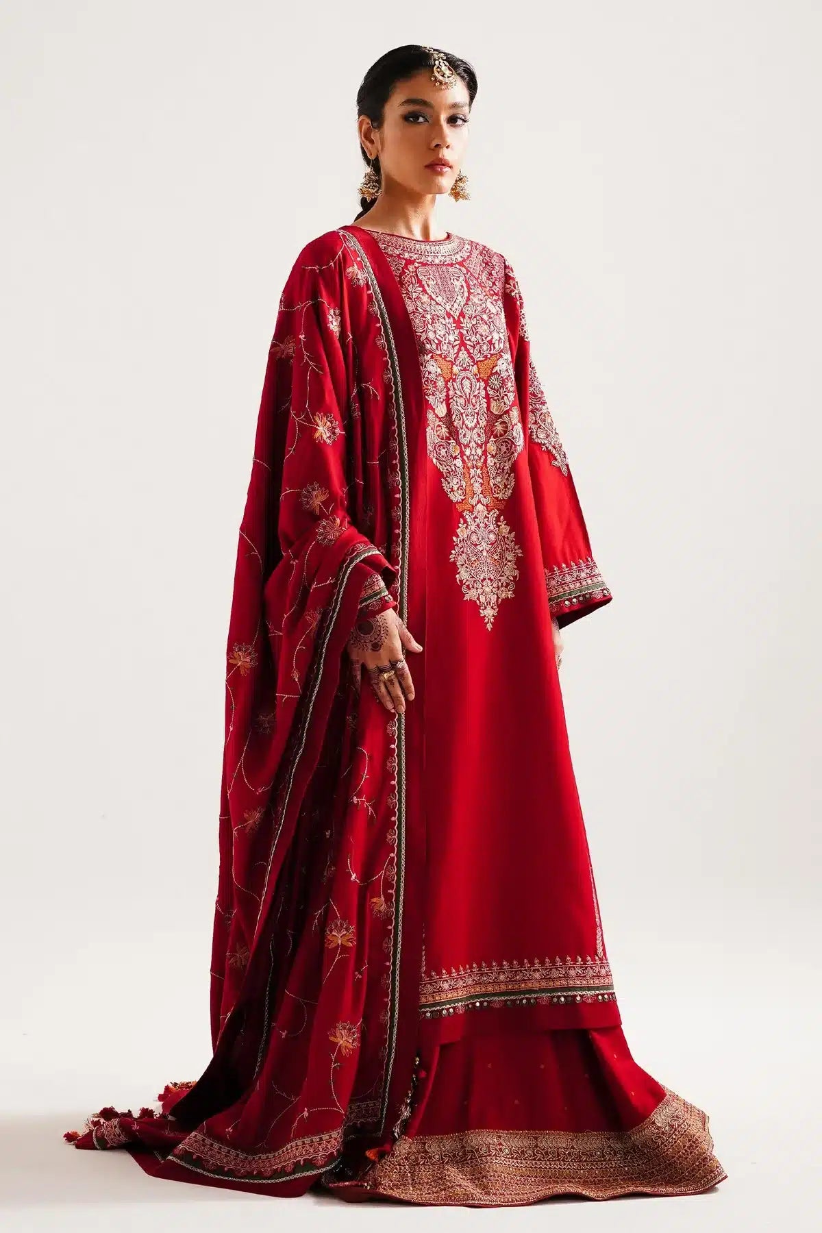 Zara ShahJahan | Winter Shawl 23 | WS23-D8 - House Of Hania
