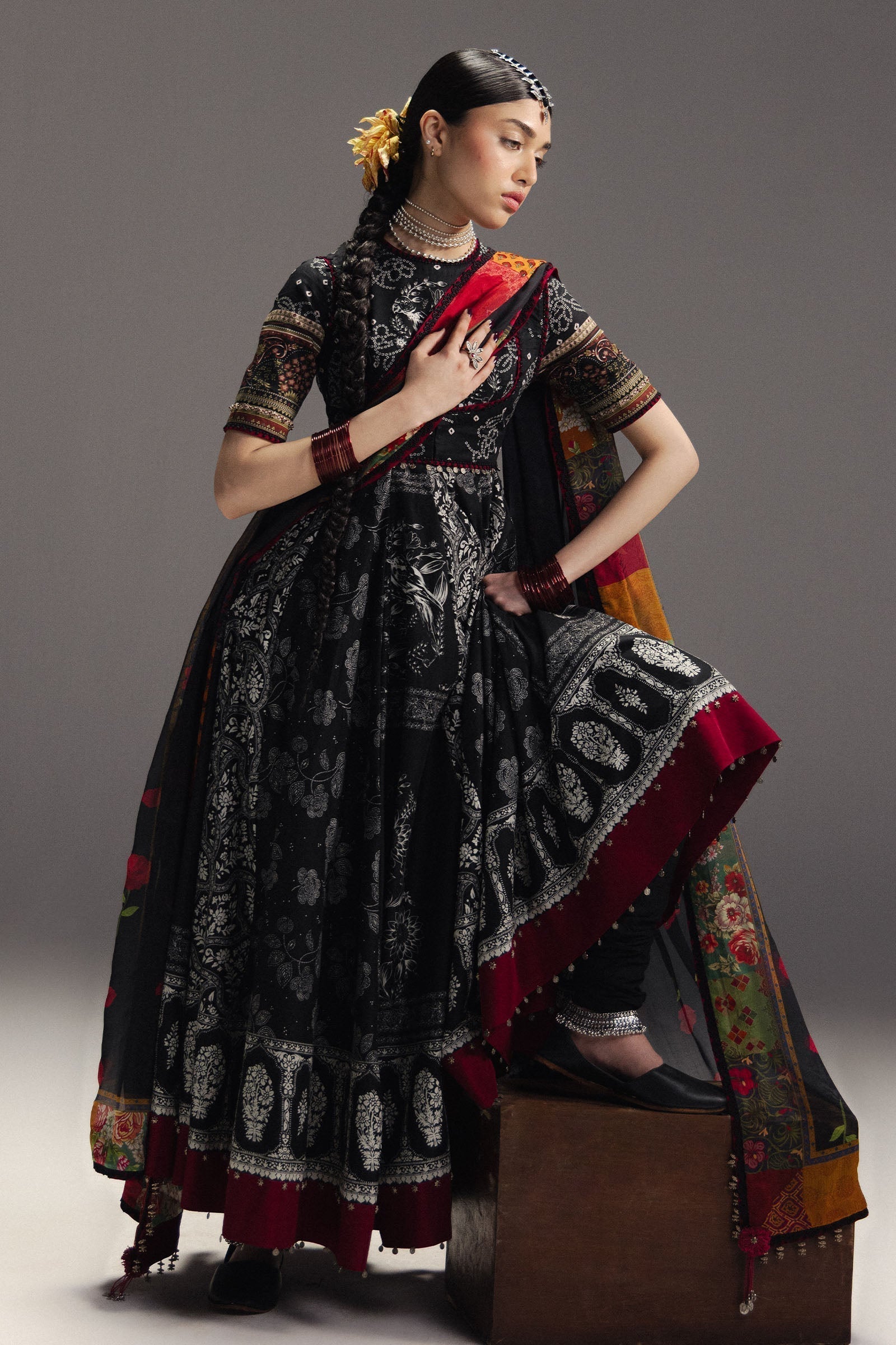 Zara Shahjahan | Anarkali 26 | Surkh Bahar-D1 - House Of Hania