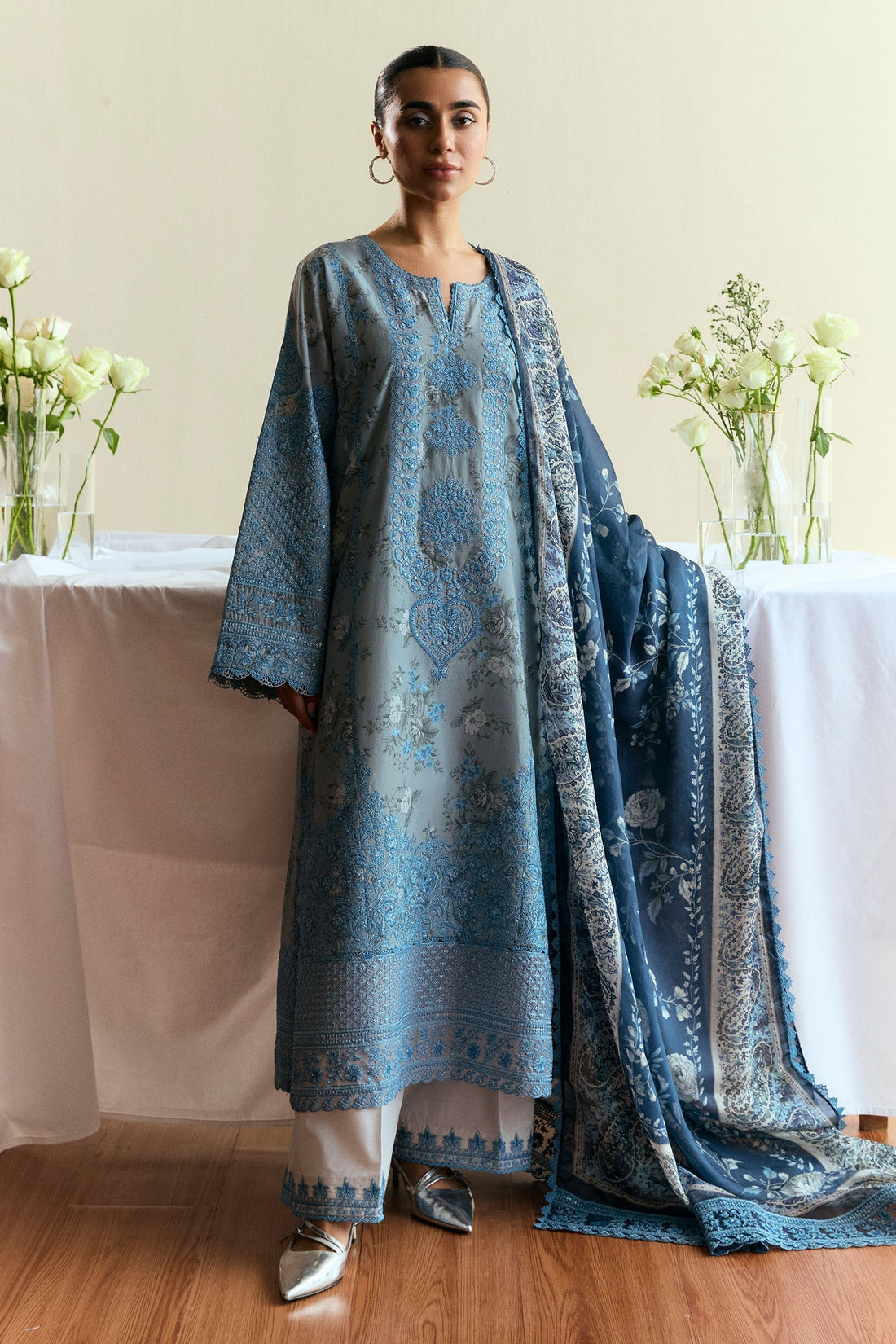 Zara Shahjahan | Coco Eid Edit | Fleuron-D6 - House Of Hania