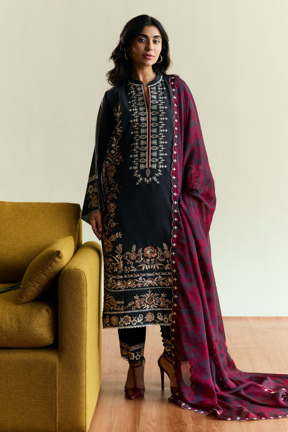 Zara Shahjahan | Coco Eid Edit | Velour-D2 - House Of Hania