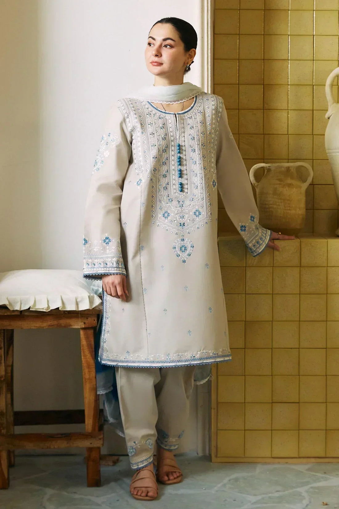 Zara Shahjahan | Coco Lawn 24 | BANO-2A - House Of Hania