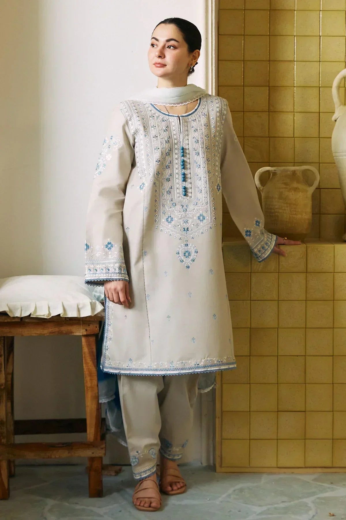 Zara Shahjahan | Coco Lawn 24 | BANO-2A - House Of Hania