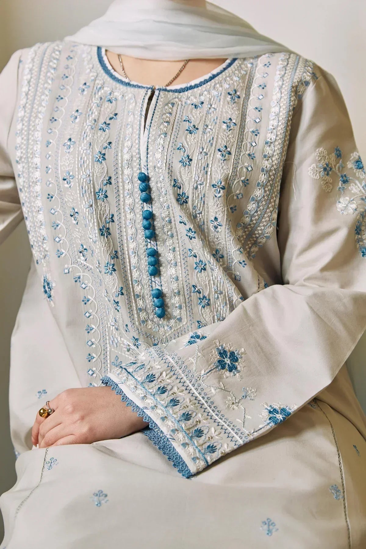 Zara Shahjahan | Coco Lawn 24 | BANO-2A - House Of Hania