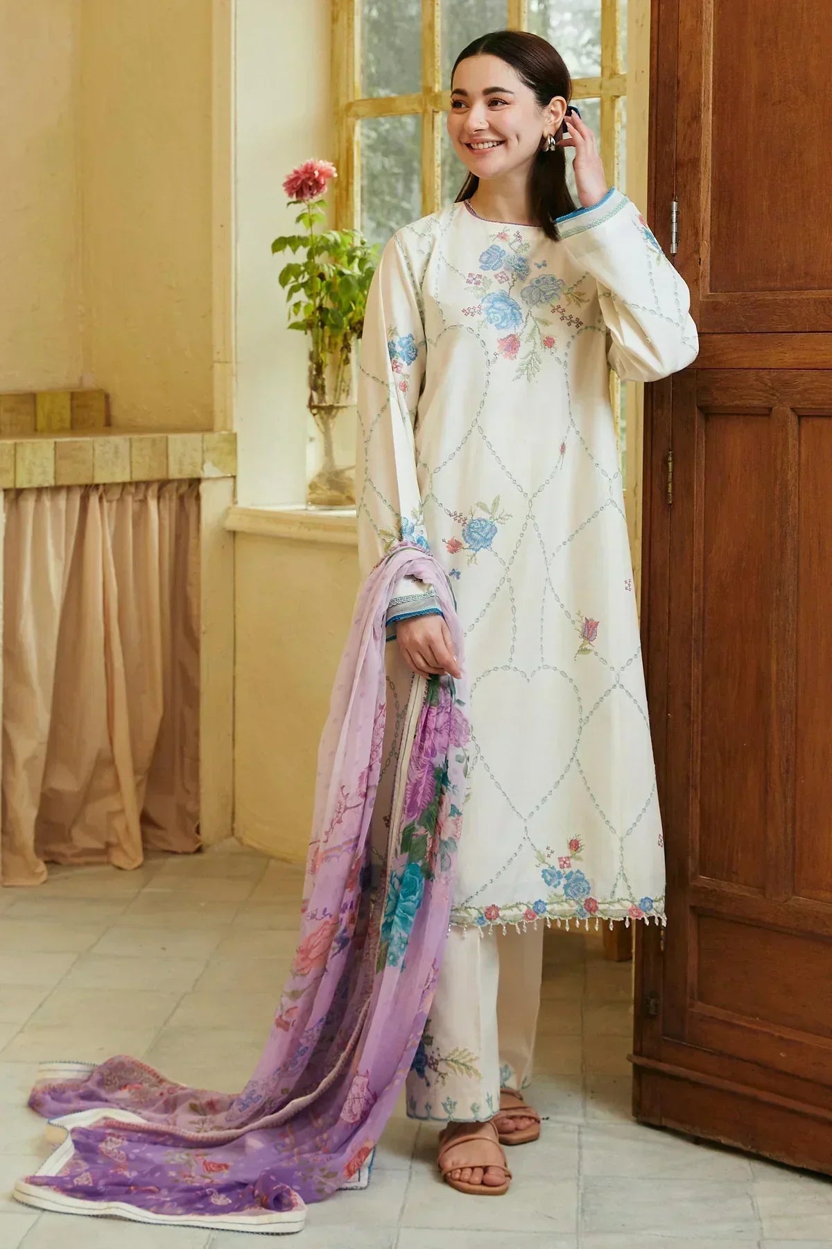 Zara Shahjahan | Coco Lawn 24 | RUHI-10A - House Of Hania