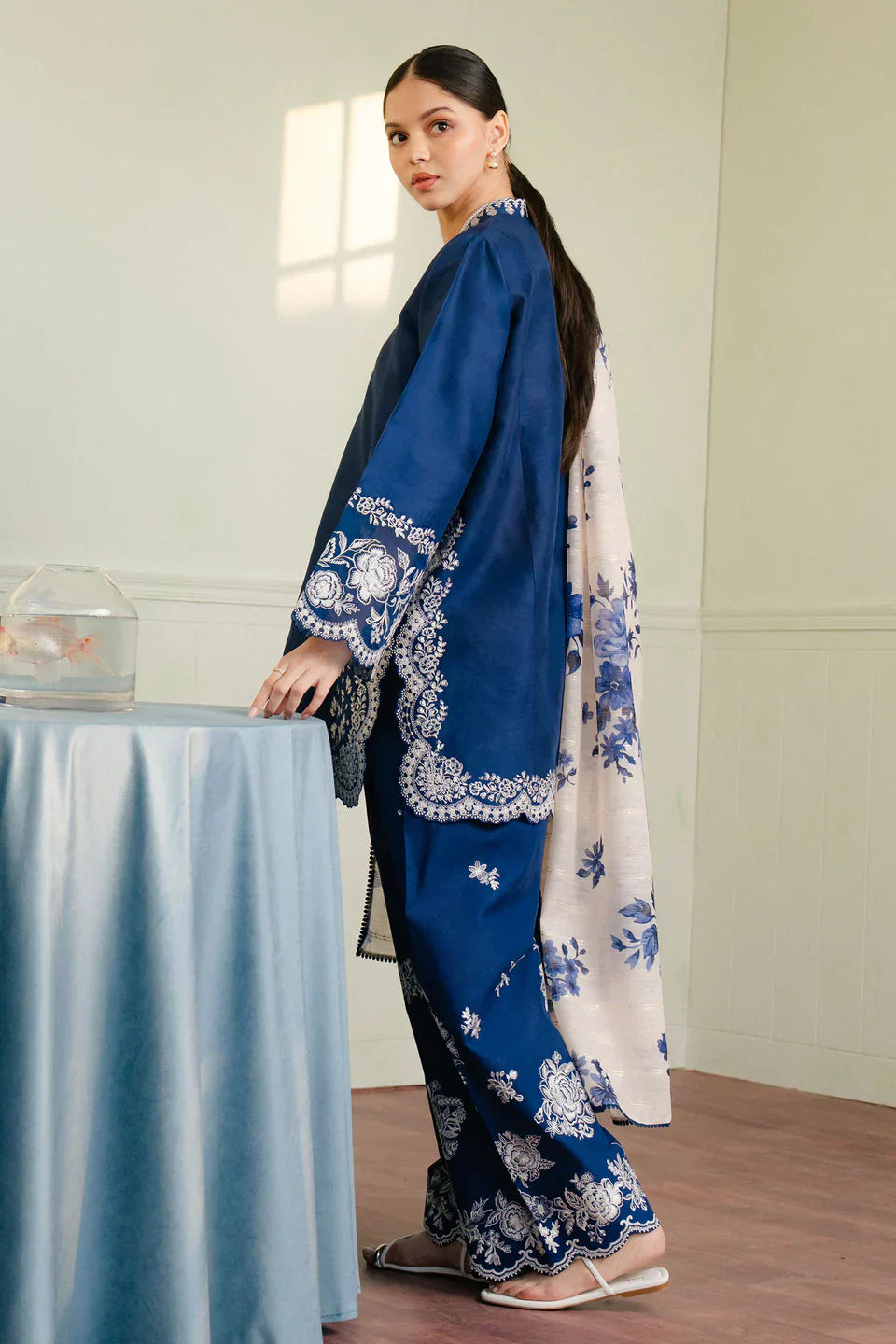 Zara Shahjahan | Coco Lawn 25 | MEADOW-8B - House Of Hania