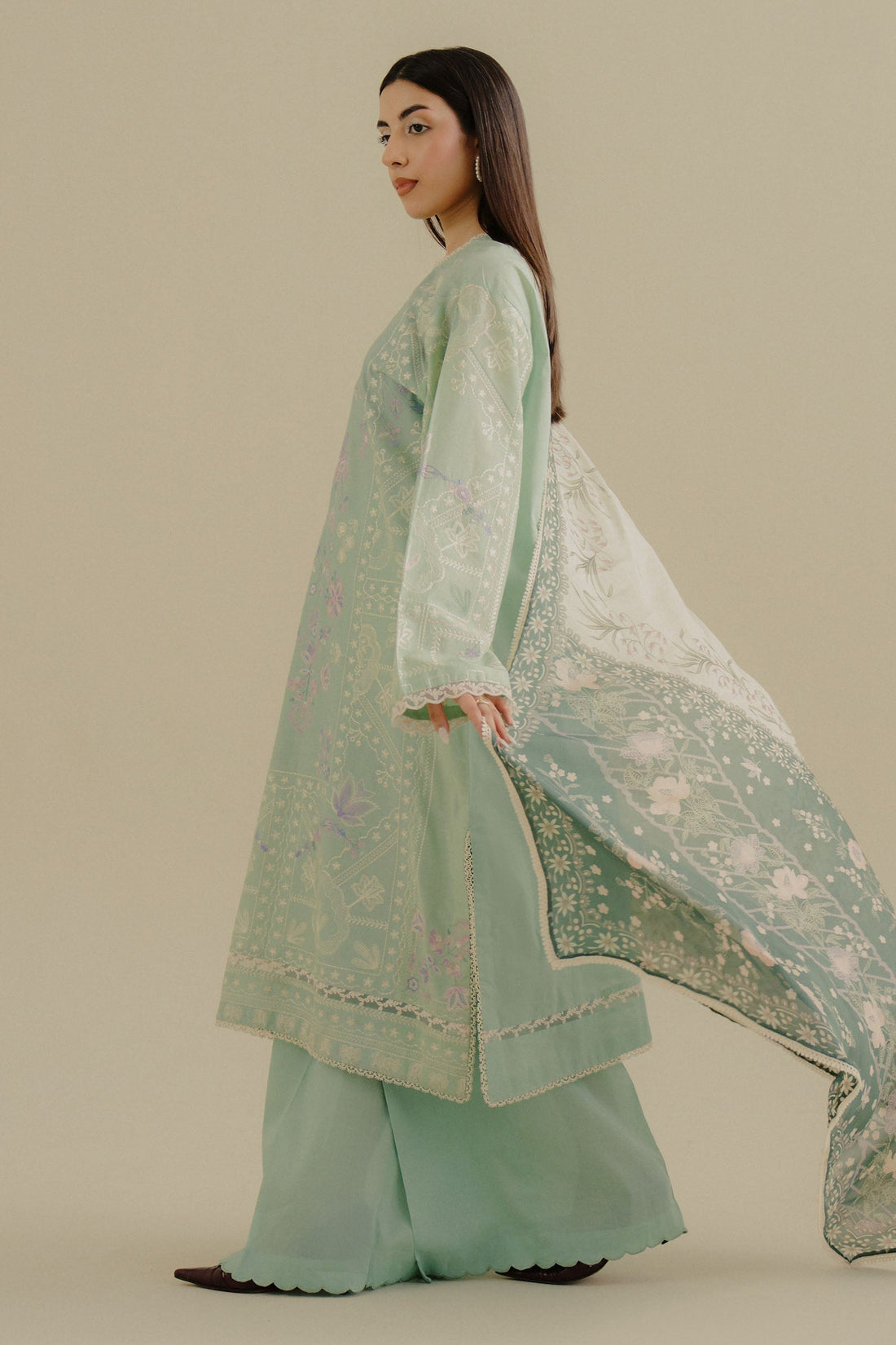Zara Shahjahan | Coco Lawn 25 | Nyssa-10A - House Of Hania