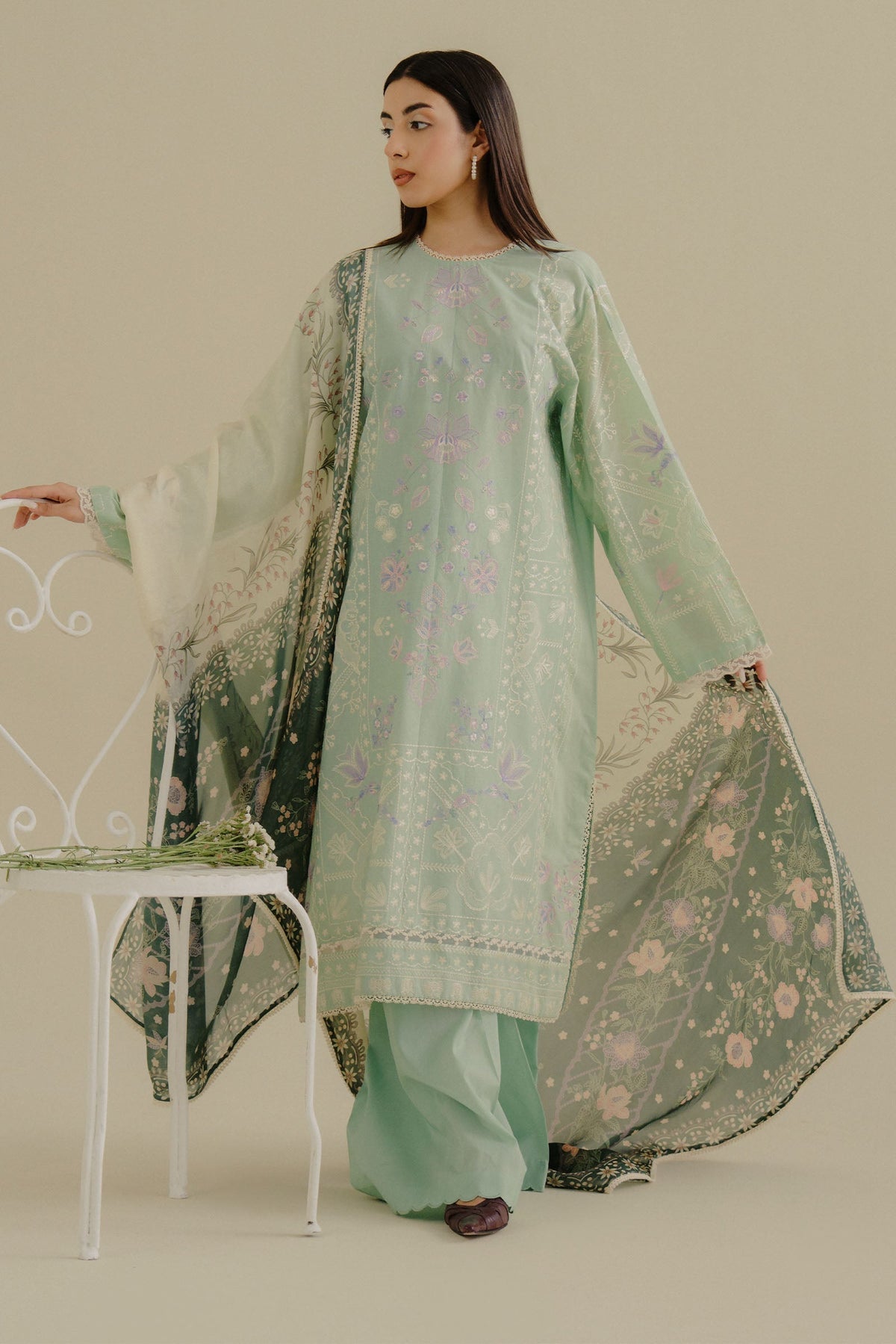 Zara Shahjahan | Coco Lawn 25 | Nyssa-10A - House Of Hania