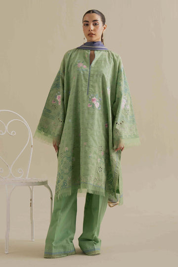 Zara Shahjahan | Coco Lawn 25 | Sufa-5A - House Of Hania