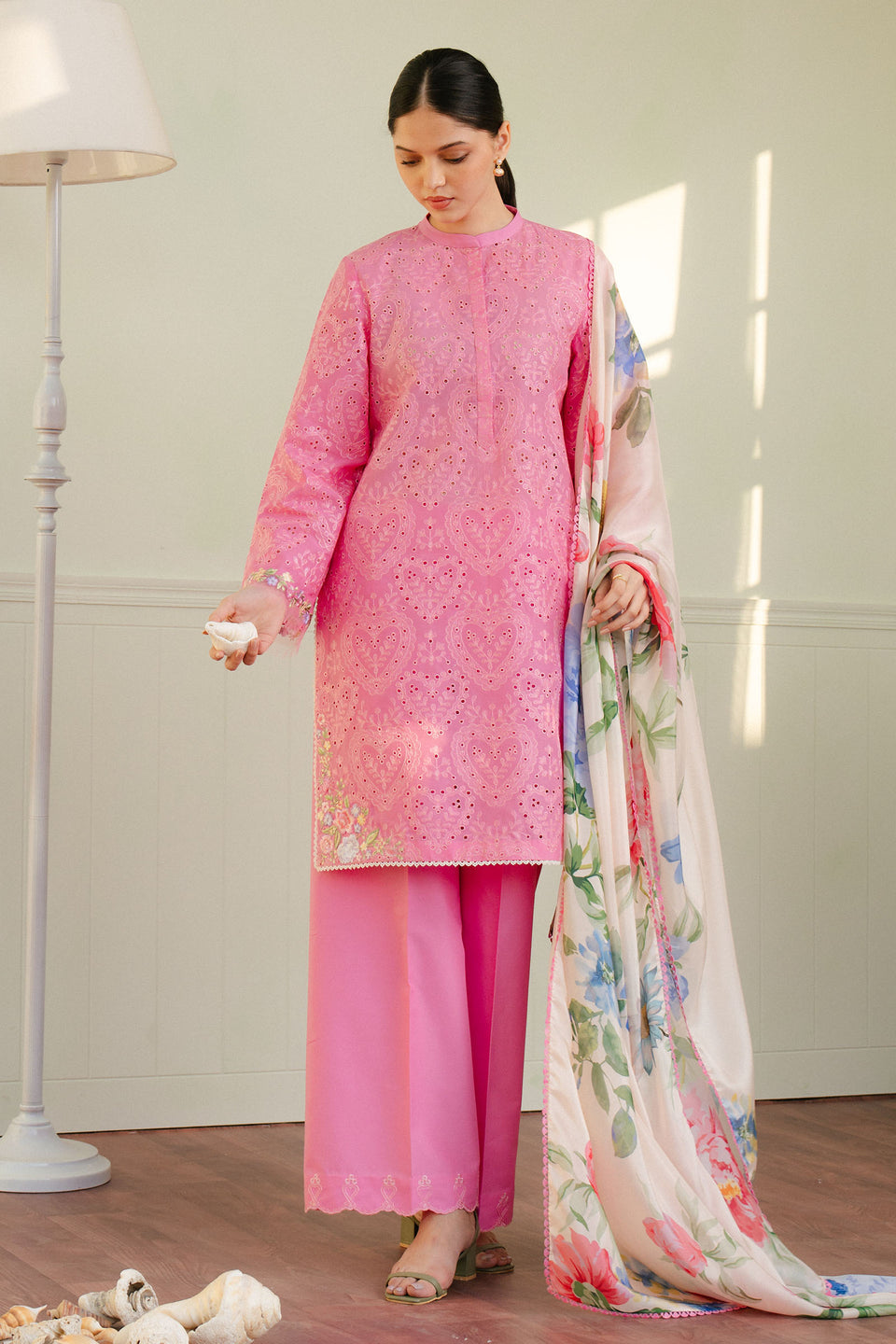 Zara Shahjahan | Coco Lawn 25 | TINA-3A - House Of Hania