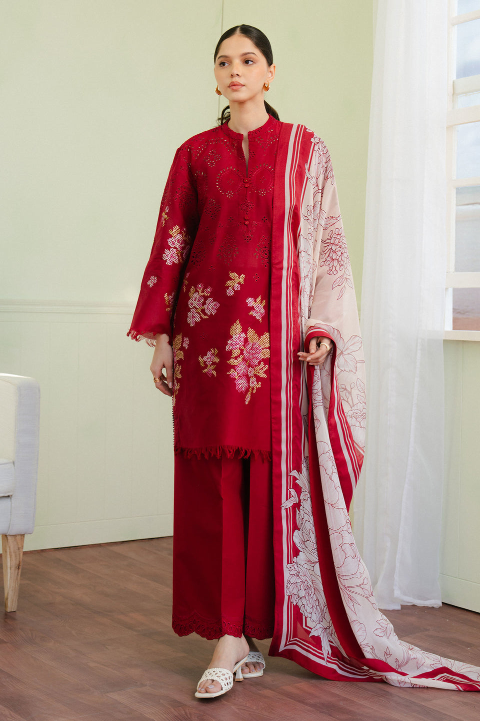 Zara Shahjahan | Coco Lawn 25 | VALI-6A - House Of Hania