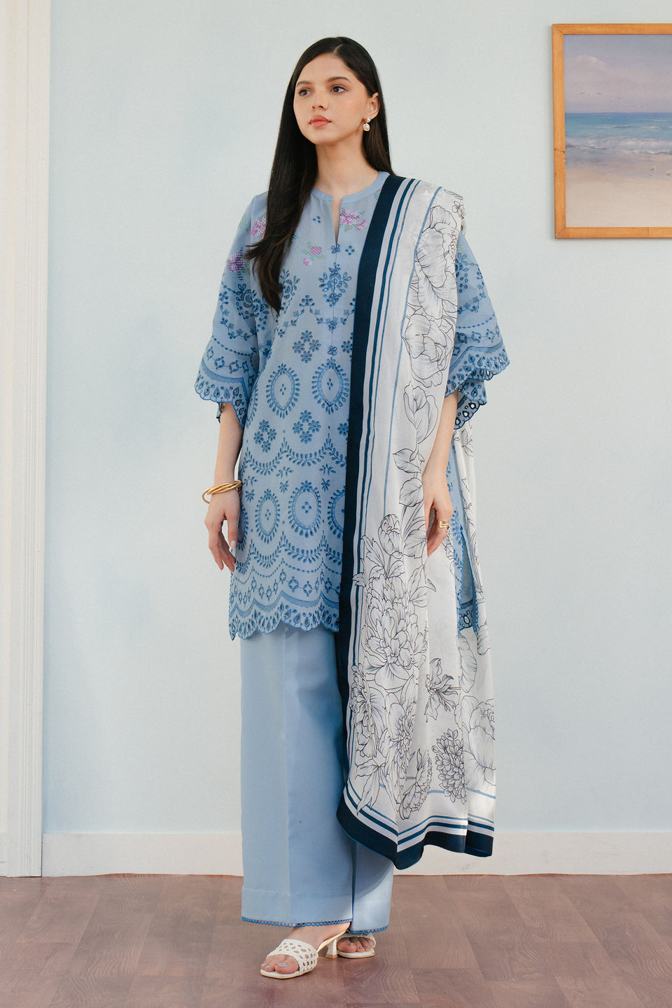Zara Shahjahan | Coco Lawn 25 | VALI-6B - House Of Hania