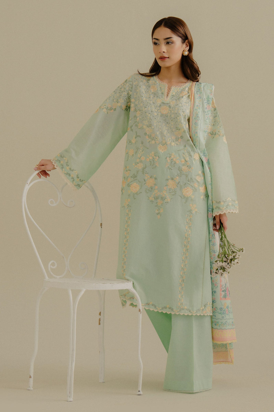 Zara Shahjahan | Coco Lawn 25 | Velin-7A - House Of Hania