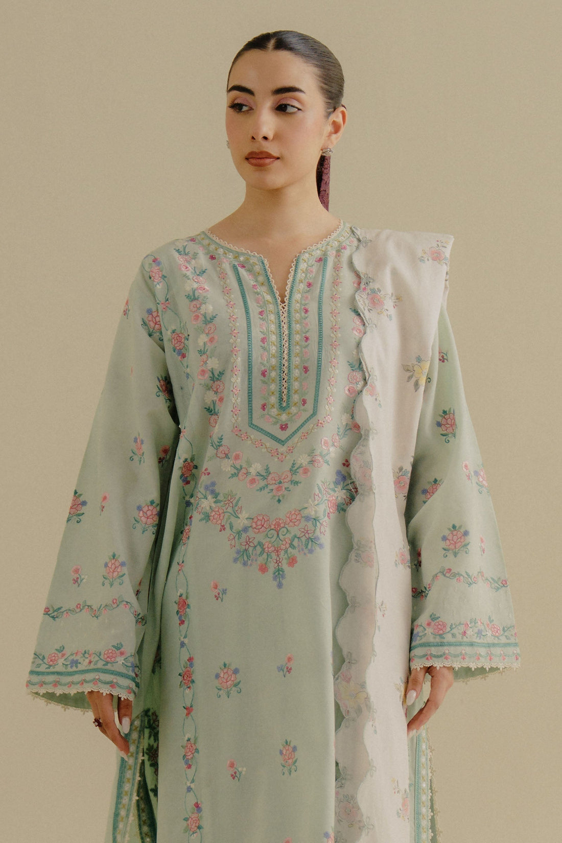 Zara Shahjahan | Coco Lawn 25 | Zeest-9A - House Of Hania