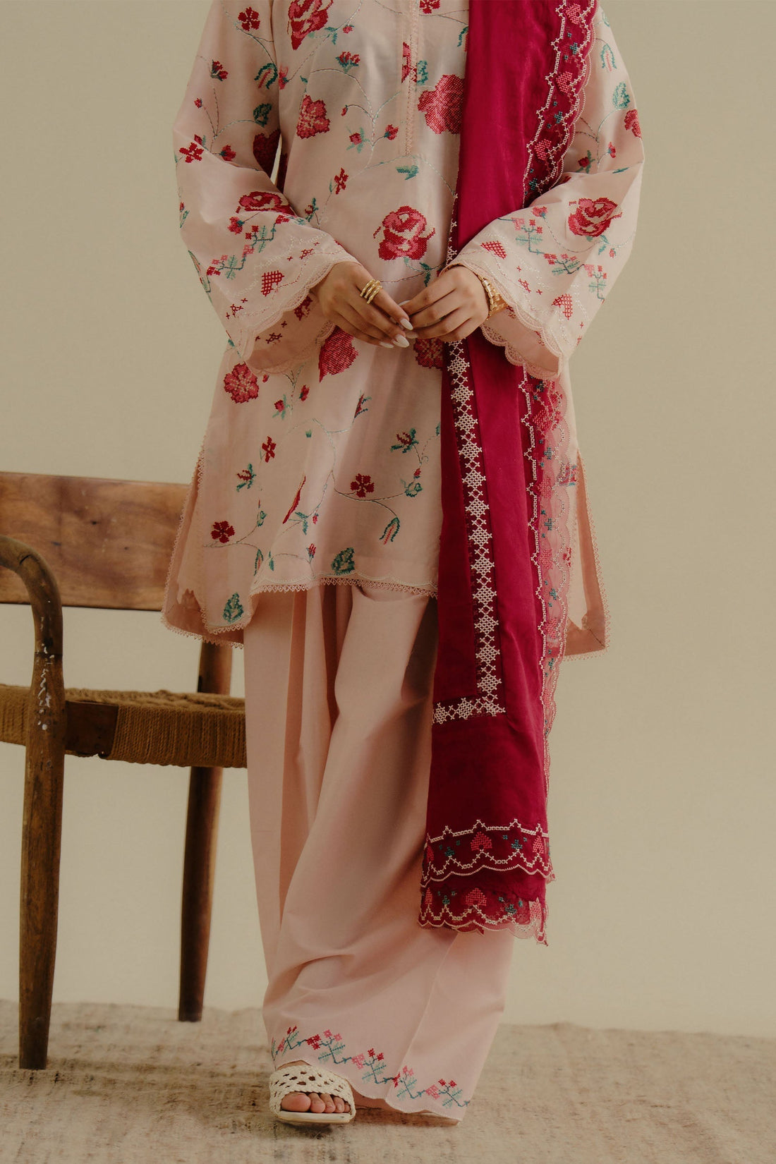 Zara Shahjahan | Coco Lawn 25 | Zufra-6A - House Of Hania