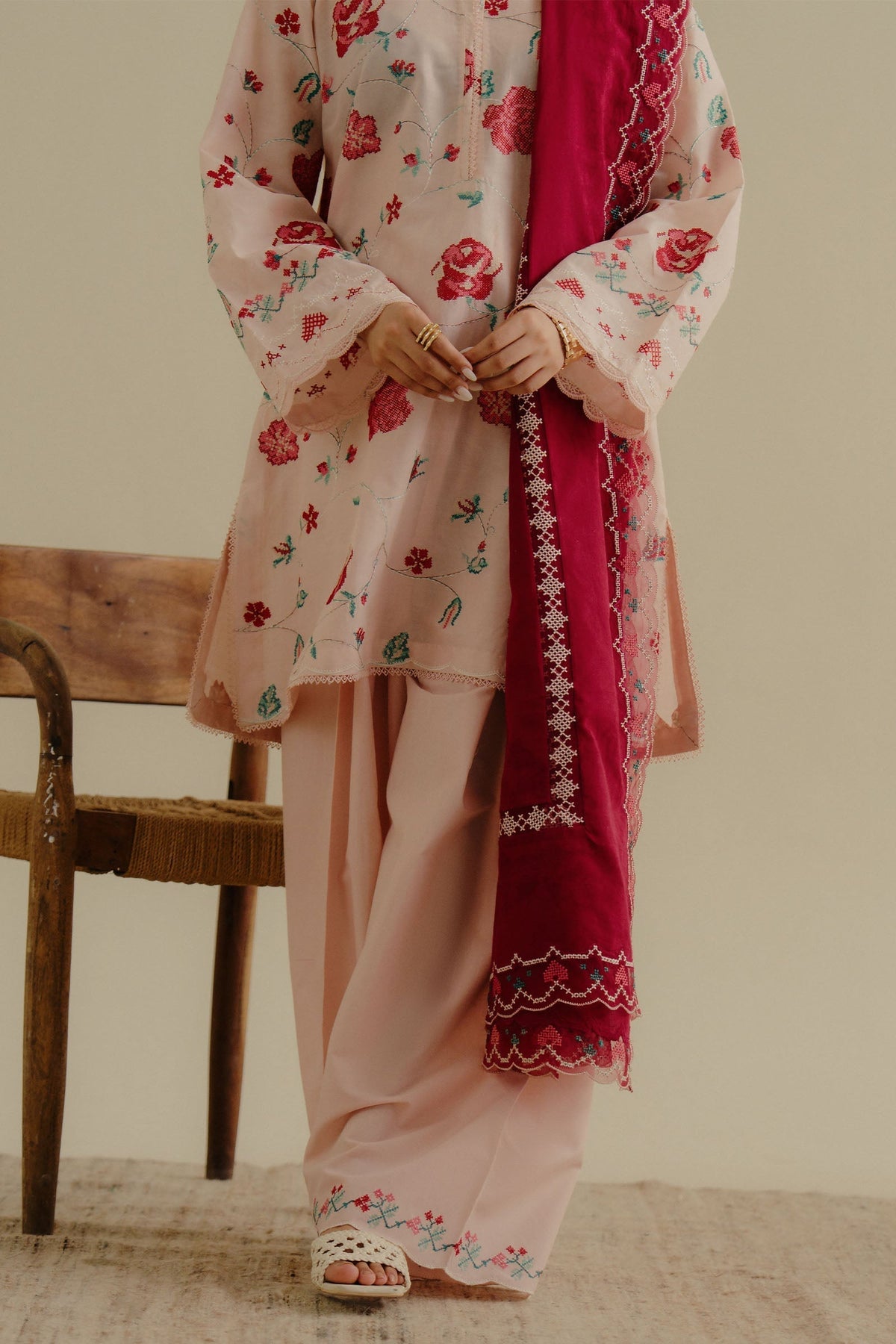 Zara Shahjahan | Coco Lawn 25 | Zufra-6A - House Of Hania