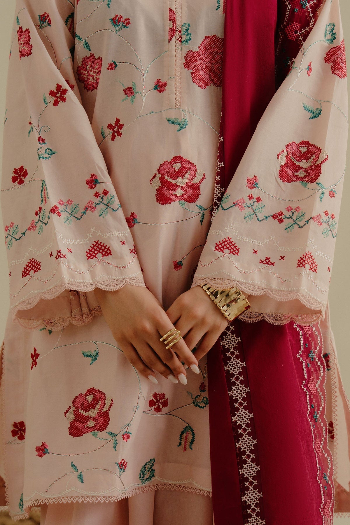 Zara Shahjahan | Coco Lawn 25 | Zufra-6A - House Of Hania