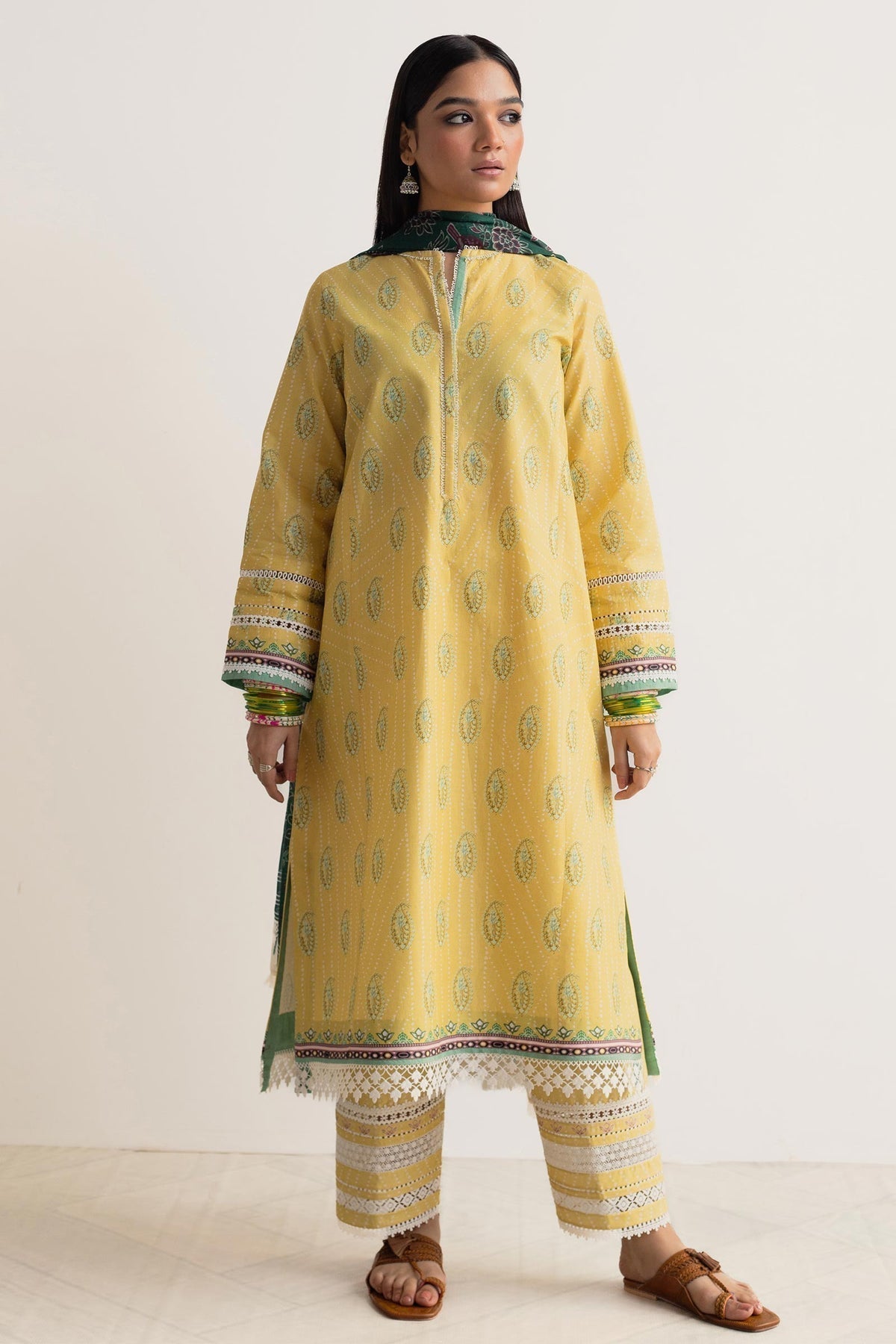 Zara Shahjahan | Coco Prints 24 | CHAMPA-D10 - House Of Hania