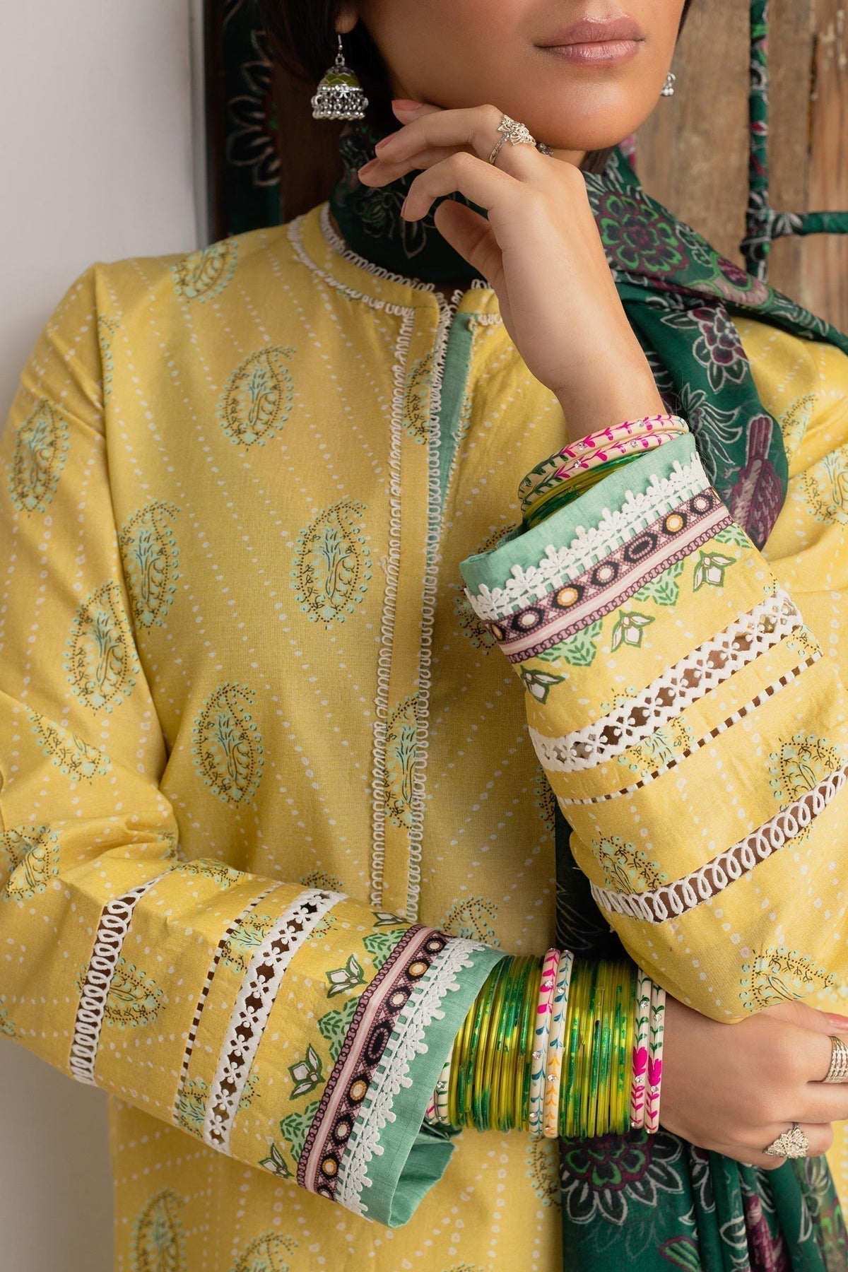 Zara Shahjahan | Coco Prints 24 | CHAMPA-D10 - House Of Hania