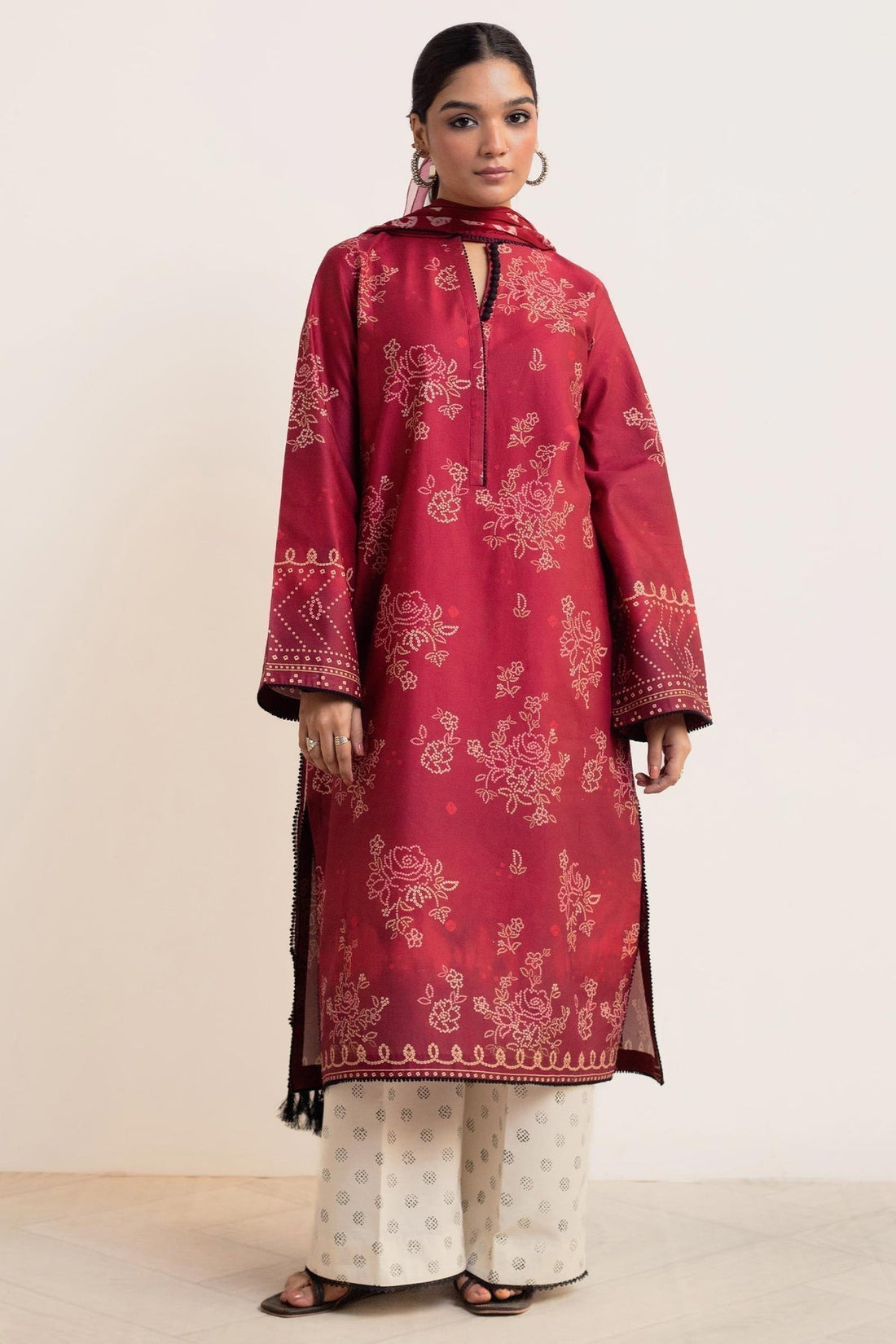 Zara Shahjahan | Coco Prints 24 | GULAB-D5 - House Of Hania