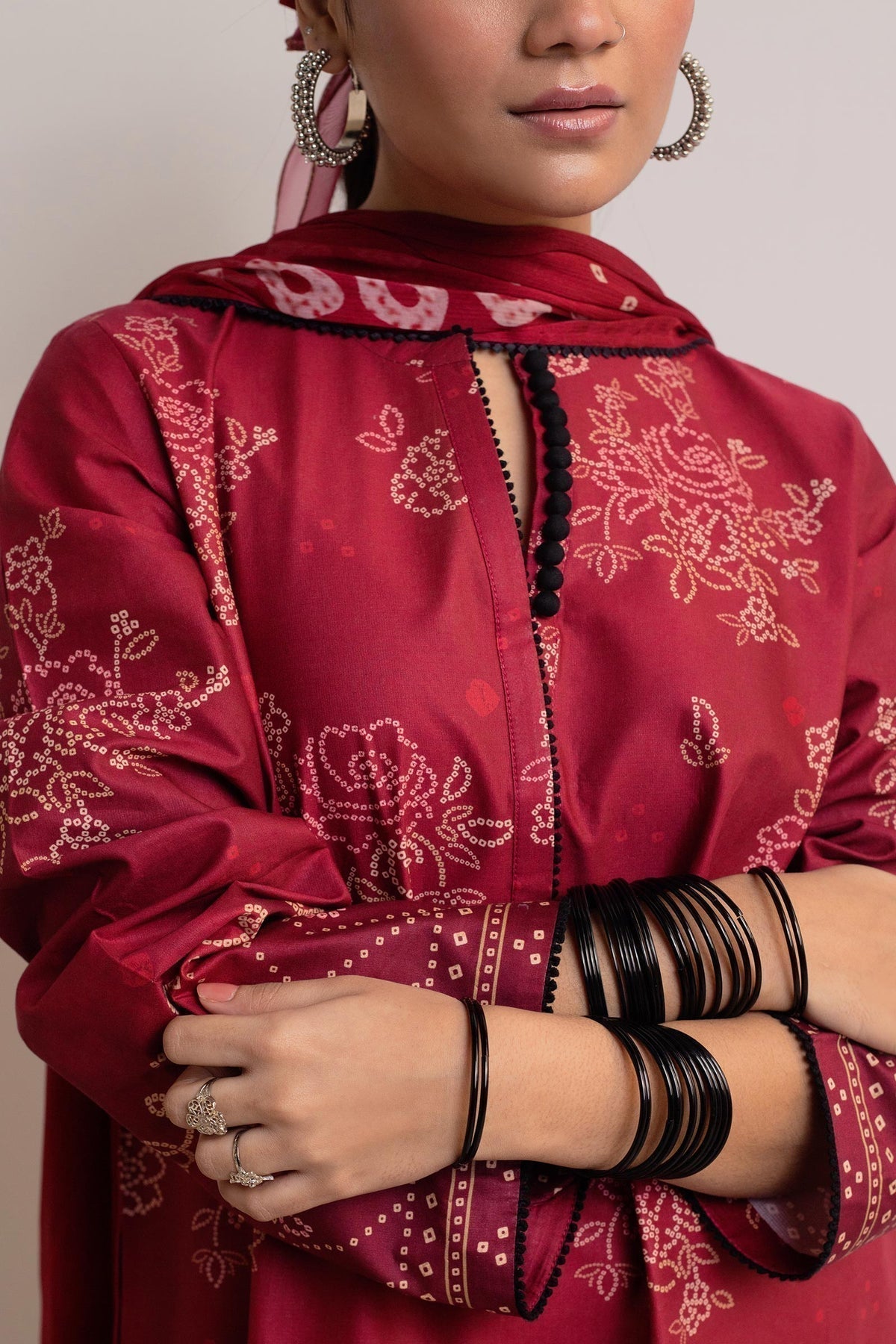 Zara Shahjahan | Coco Prints 24 | GULAB-D5 - House Of Hania